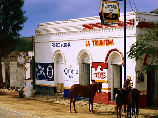In the photo: the city of La Paz in Mexico