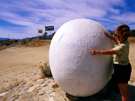 In the photo: the city of La Paz in Mexico