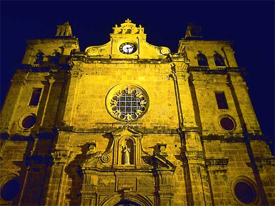 in the photo: the city of Cartagena in Colombia 