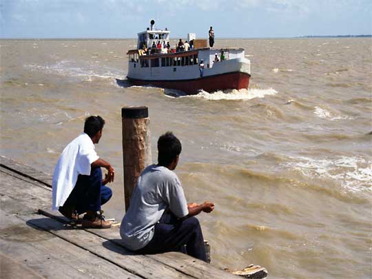 In the photo: Suriname reservoir