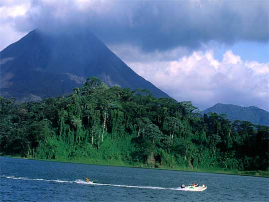 In the photo: La Fortuna and Arenal Volcano in Costa Rica