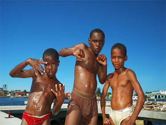 in photo: Belize City, Belize 