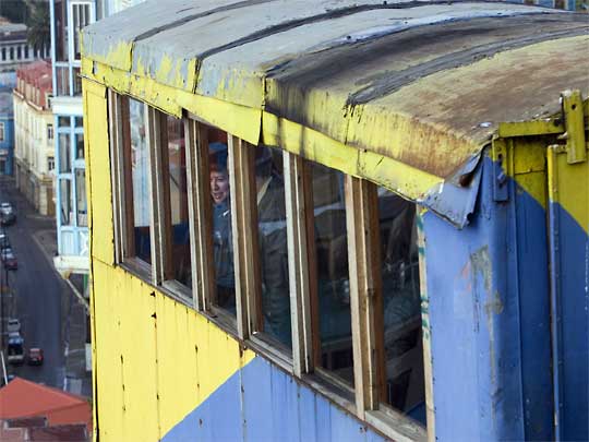 in the photo: Valparaíso, the city of Chile