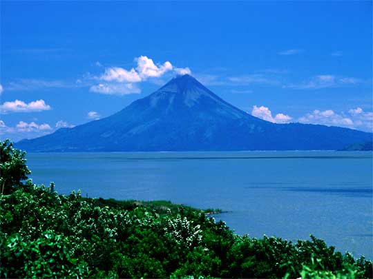 In the photo: the capital of Nicaragua. Managua city