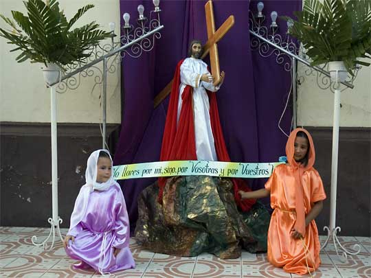 In the photo: the city of Leon in Nicaragua