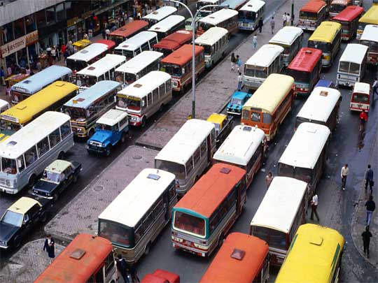 in the photo: Bogota City, the capital of Colombia