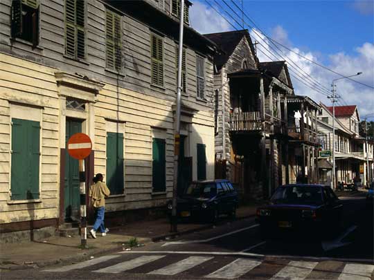 In the photo: the capital of Suriname, Paramaribo