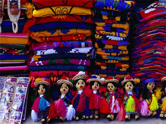 In the photo: San Cristobal de Las Casas in Mexico