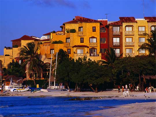 In the photo: Cancun resort in Mexico