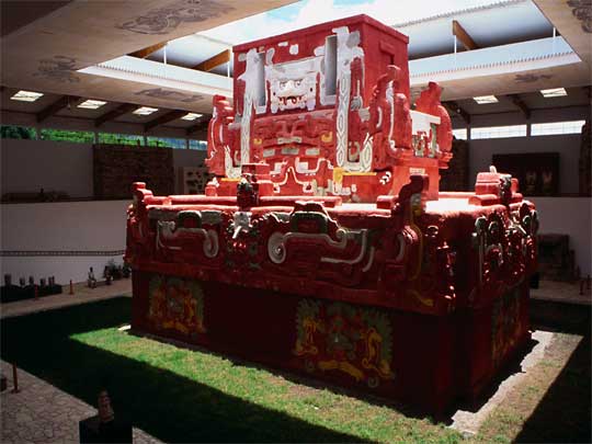 In the photo: the ruins of Copan in Honduras