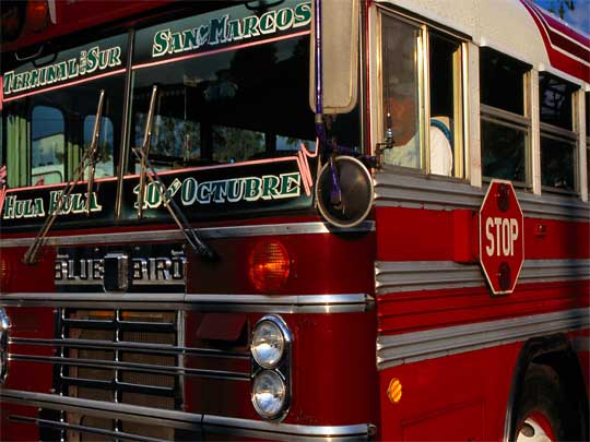 In the photo: the city of San Salvador in El Salvador