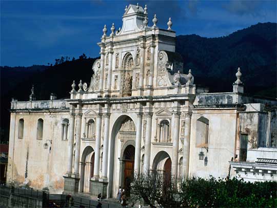 In the photo: Antigua de Guatemala city in Guatemala