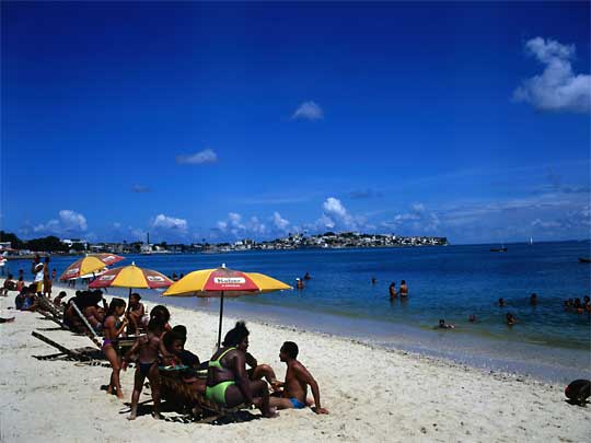 in photo: Salvador da Bahia  city in Brazil 