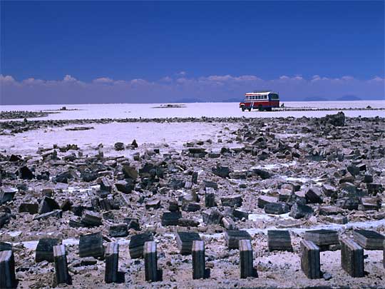 in photo:  Uyuni Salt Flats 