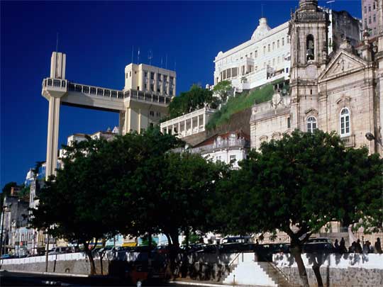 in photo: Salvador da Bahia  city in Brazil 