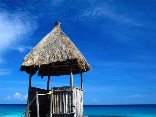 In the photo: Cancun resort in Mexico