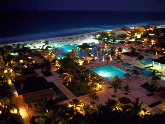In the photo: Cancun resort in Mexico
