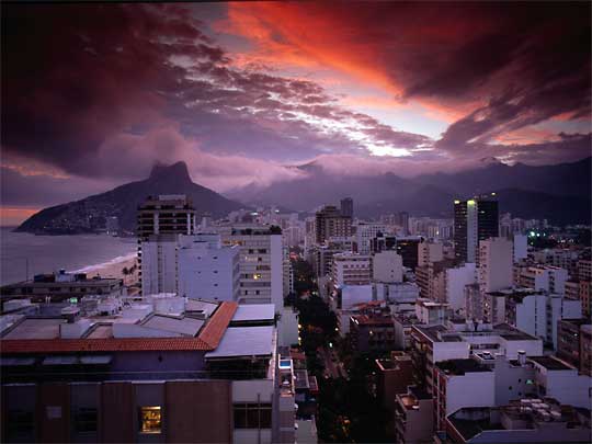 in photo: the tourist capital of Brazil, the city of Rio de Janeiro