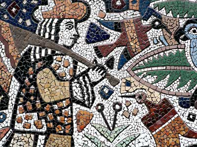 In the photo: the  capital of Peru, the city of Lima