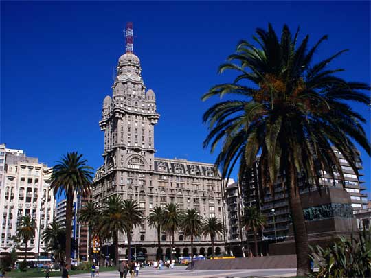 In the photo: in the capital of Uruguay, the city of Montevideo