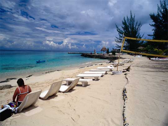 In the photo: Cozumel Island in Mexico
