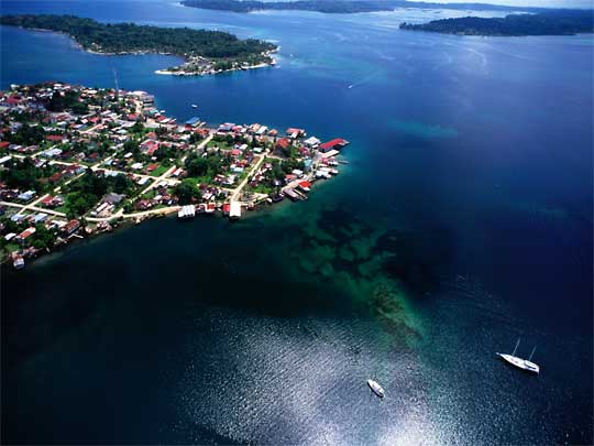 In the photo: the city of Colon in Panama