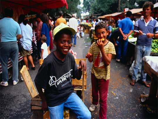 in photo: the city of São Paulo in Brazil 