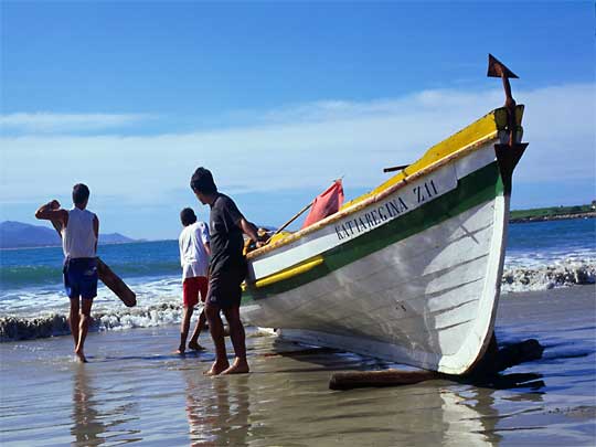 in photo: the  beach resort Florianópolis,  in Brazil