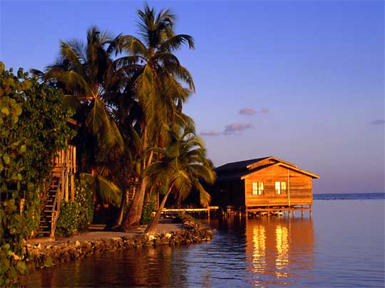 In the photo: Roatan Island in Honduras