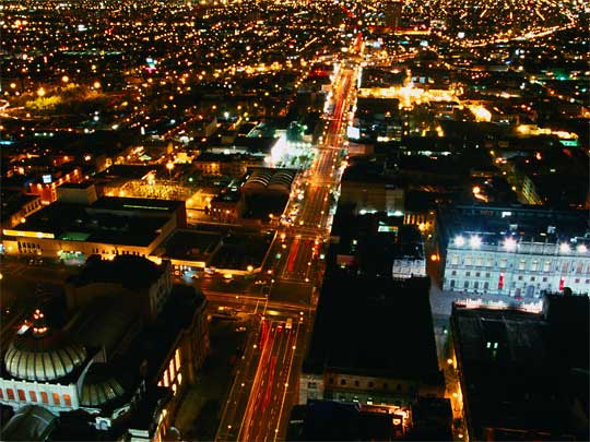 In the photo: Mexico City,  the capital of Mexico