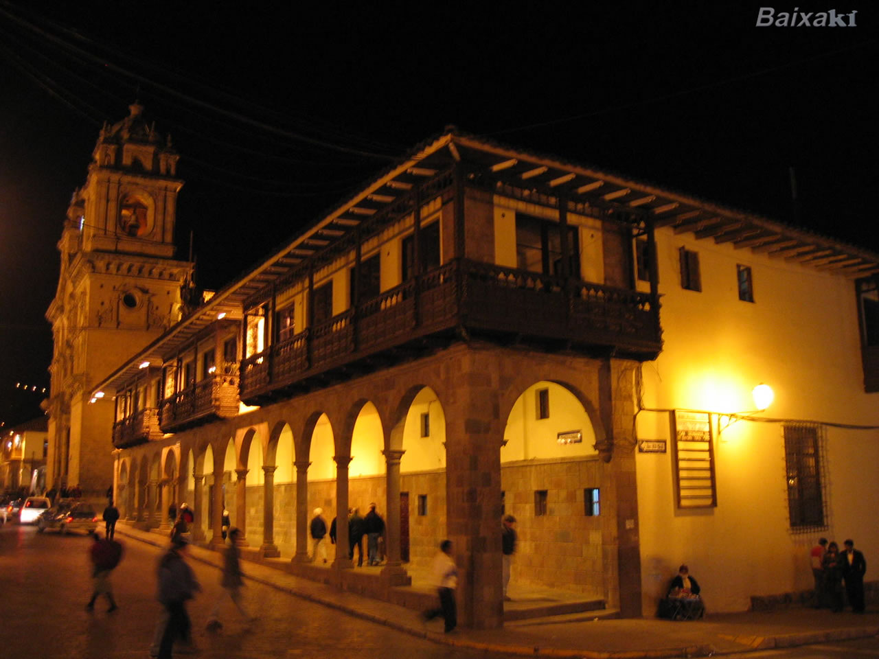 in the photo: the city of Cuzco in Peru