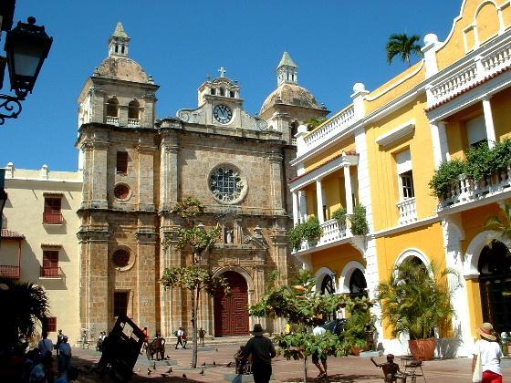in the photo: the city of Cartagena in Colombia 