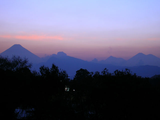 In the photo: Guatemala City (the capital of the country)