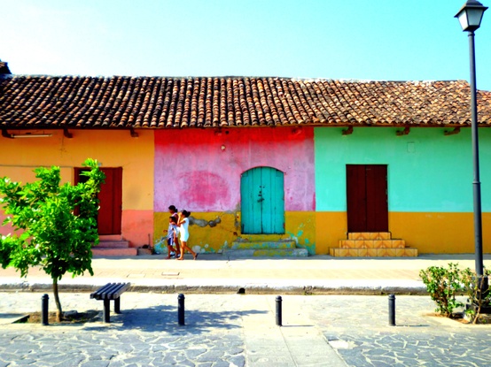 In the photo: the city of Granada in Nicaragua