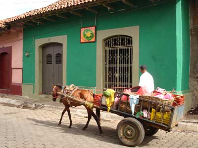 In the photo: the city of Leon in Nicaragua