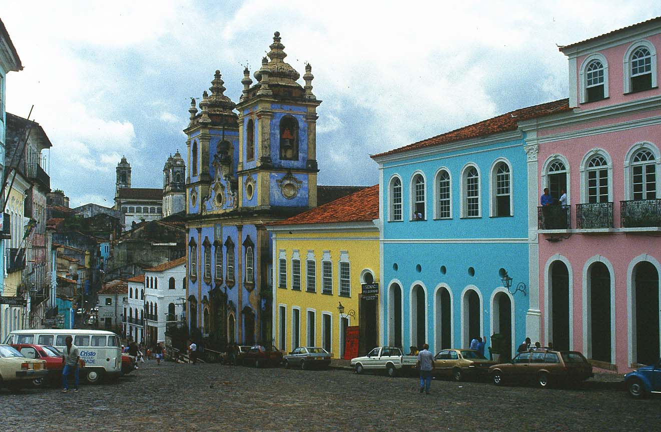 in photo: Salvador da Bahia  city in Brazil 