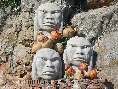 In the photo: Indigenous sanctuary in Paraguay