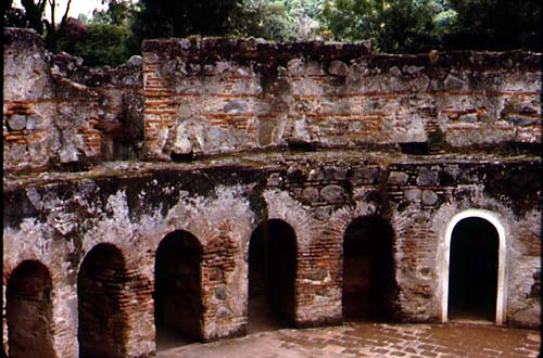 In the photo: Antigua de Guatemala city in Guatemala