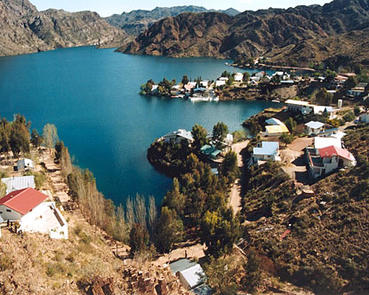 in photo: wine region and city of Mendoza in Argentina 