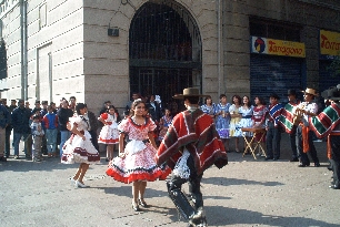 In the photo: festivals and holidays in Chile