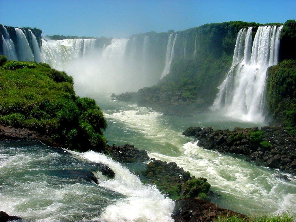 In photo: Foz do Iguaçu waterfalls, Brazil 