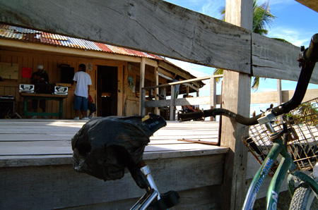in photo: Caye Caulker island in Belize 