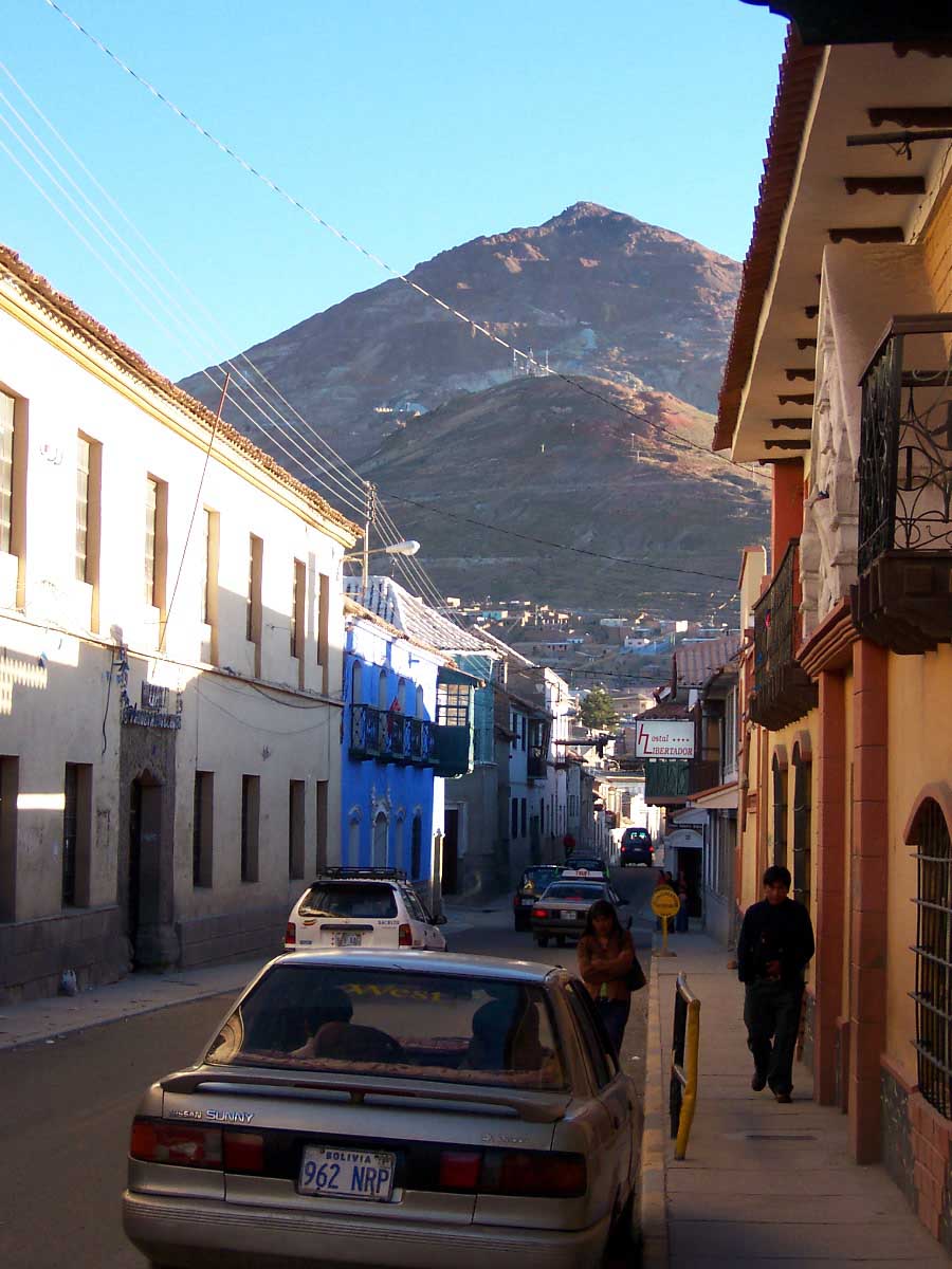 in photo: Potosí  town in Bolivia 