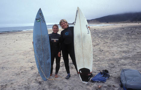 in the photo: surfing in Chile 