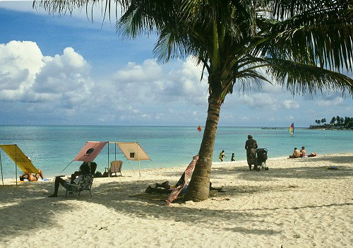 in the photo: San Andres y Providencia island in Colombia