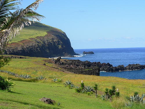 on photo: Easter Island in Chile 