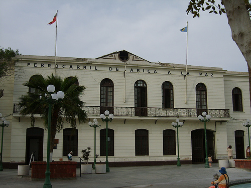 In the photo: the capital of Santiago de Chile