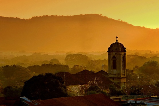 In the photo: the city of Leon in Nicaragua