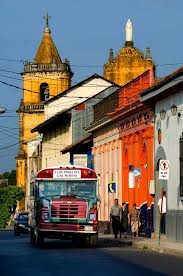 In the photo: the city of Leon in Nicaragua