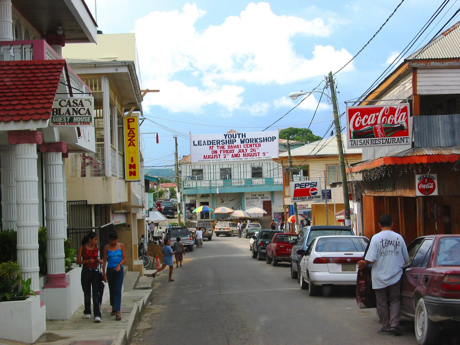 In the photo:  Cayo in  Belize